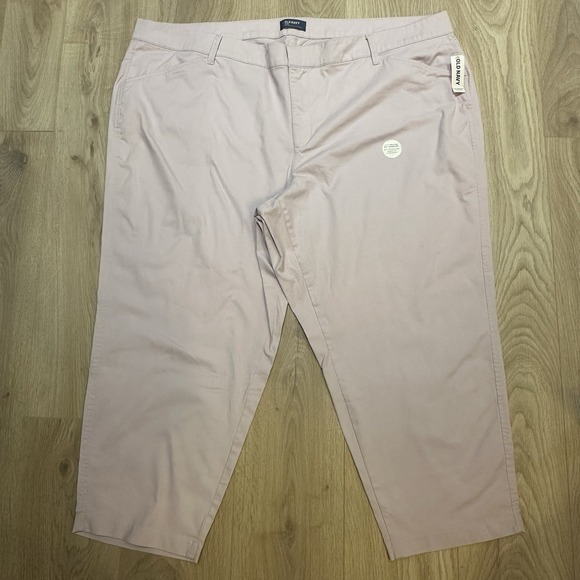 Old Navy Pants - NWT‎ Old Navy Women's Pastel Purple/Pink  Mid-Rise Stretch Pants Plus Size 28